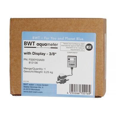 BWT Aquameter - лічильник води з LCD-дисплеєм