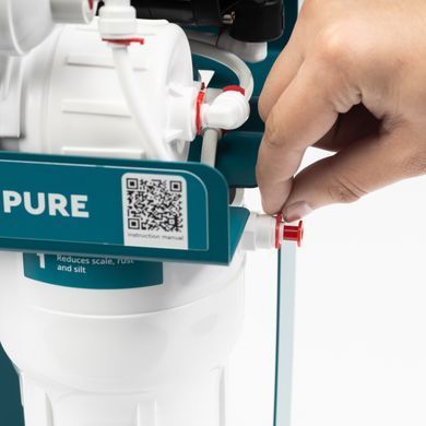 Фильтр обратного осмоса Ecosoft PURE BALANCE с помпой на станине